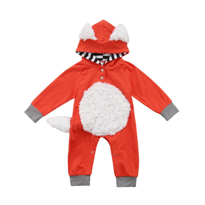 Mameluco Infantil con Capucha Diseño Zorro - Image 2