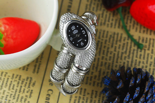 Reloj Pulsera Lujo Serpiente con Diamantes Personalizados - Image 5