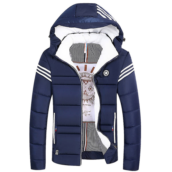 Chaqueta Acolchada Térmica para Hombre - Corta y Gruesa