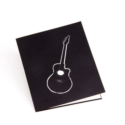 Tarjeta de Cumpleaños 3D Guitarra Tallada a Mano - Regalo Creativo Artesanal - Image 10