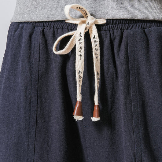 Pantalones de Invierno Estilo Chino en Algodón y Lino - Comodidad y Elegancia - Image 11