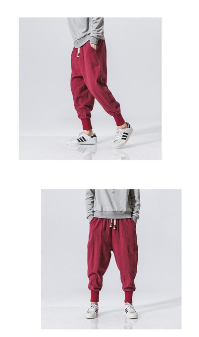 Pantalones de Invierno Estilo Chino en Algodón y Lino - Comodidad y Elegancia - Image 6