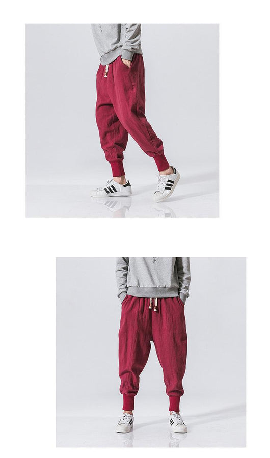 Pantalones de Invierno Estilo Chino en Algodón y Lino - Comodidad y Elegancia - Image 6