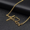 Heartbeat Necklace Women Love Heart Necklaces Dorado