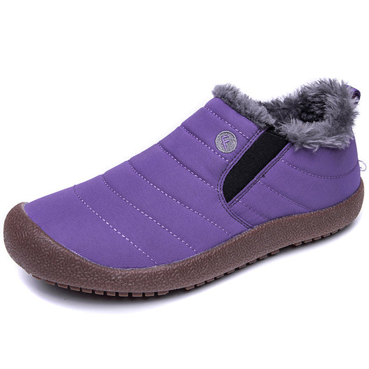 Botas Invierno Hombre Impermeables Forradas Pelaje Cálidas Slip-On Talla Grande - Image 7