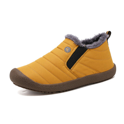 Botas Invierno Hombre Impermeables Forradas Pelaje Cálidas Slip-On Talla Grande - Image 10