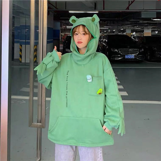 Suéter Pullover de Pareja Diseño Rana para Mujer - Image 15