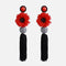 Exaggerated Earrings Fashion Temperament Personality Atmosphere Earrings Retro Sexy Rojo Pendant Earrings SET3