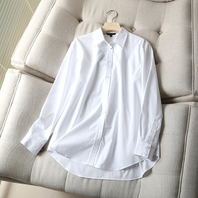 Camisa Versátil de Color Liso - Primavera y Otoño - Image 5