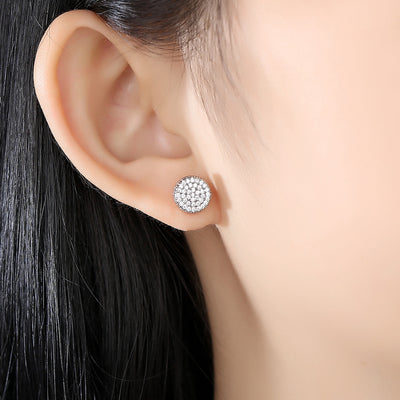 Aretes para Hombre JINSE con Zirconia Cúbica de 9mm - Estilo Hip Hop - Image 9