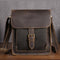 Bolsa Bandolera de Cuero Mad Horse Retro - Estilo Vintage para Hombre