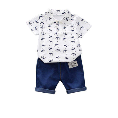 Playera Infantil Estilo Coreano Manga Corta para Niño - Verano - Image 6