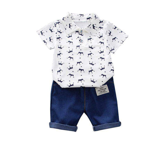 Playera Infantil Estilo Coreano Manga Corta para Niño - Verano - Image 6