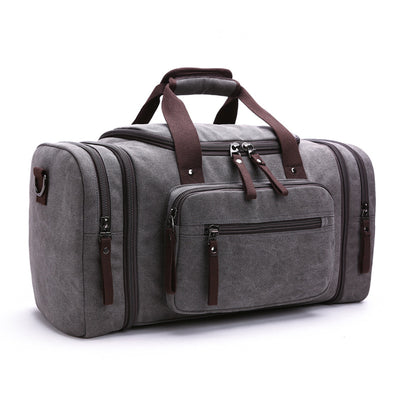 Mochila Mensajero de Lona para Viajes - Bolsa Portátil Versátil - Image 9