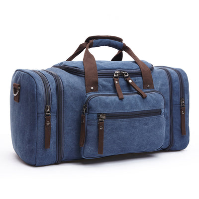 Mochila Mensajero de Lona para Viajes - Bolsa Portátil Versátil - Image 6