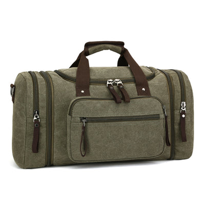 Mochila Mensajero de Lona para Viajes - Bolsa Portátil Versátil - Image 2