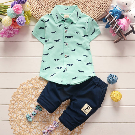 Conjunto Infantil de Algodón Puro con Diseño de Barba - Image 9