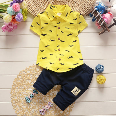 Conjunto Infantil de Algodón Puro con Diseño de Barba - Image 11