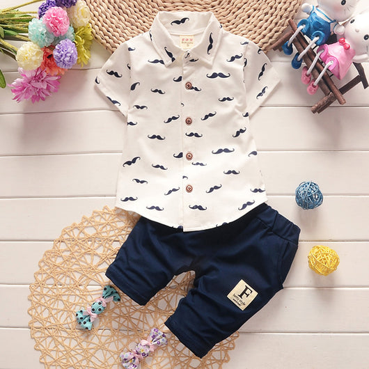 Conjunto Infantil de Algodón Puro con Diseño de Barba - Image 10