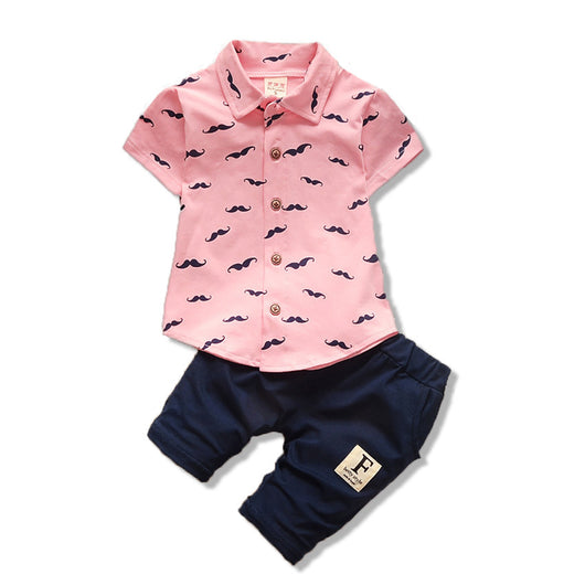 Conjunto Infantil de Algodón Puro con Diseño de Barba - Image 4