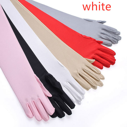 Guantes Largos Elásticos para Mujer con Protección Solar y UV - Image 4