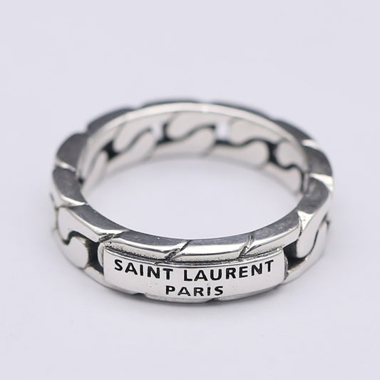 Anillo de Plata Tailandesa Vintage para Dedo Índice - Diseño Clásico