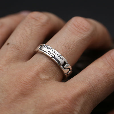 Anillo de Plata Tailandesa Vintage para Dedo Índice - Diseño Clásico - Image 5