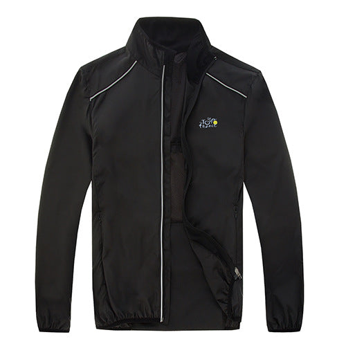 Chaqueta Cortavientos Ciclismo Ajuste Suelto