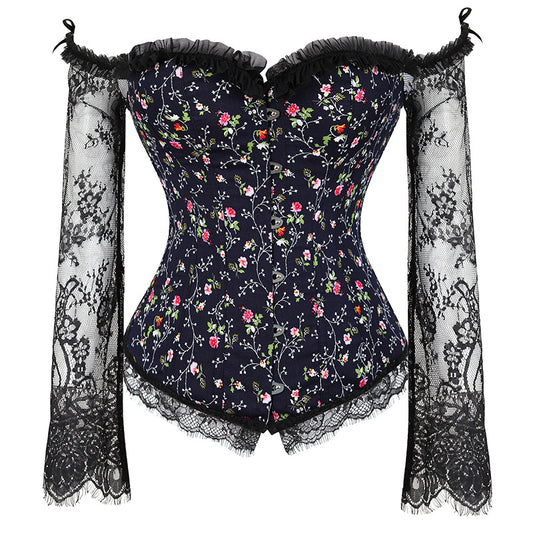 Corset Bustier Elegante con Mangas Largas - Estilo Steampunk y Gothic - Image 2