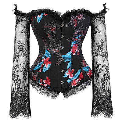 Corset Bustier Elegante con Mangas Largas - Estilo Steampunk y Gothic - Image 4