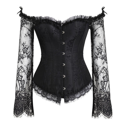 Corset Bustier Elegante con Mangas Largas - Estilo Steampunk y Gothic - Image 5