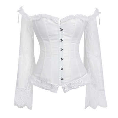 Corset Bustier Elegante con Mangas Largas - Estilo Steampunk y Gothic - Image 6