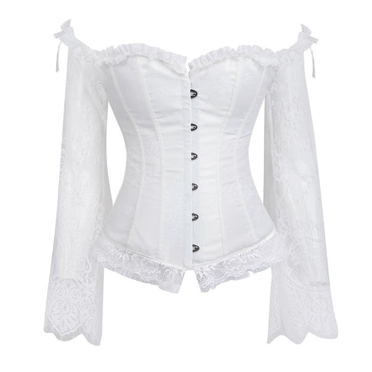 Corset Bustier Elegante con Mangas Largas - Estilo Steampunk y Gothic - Image 6