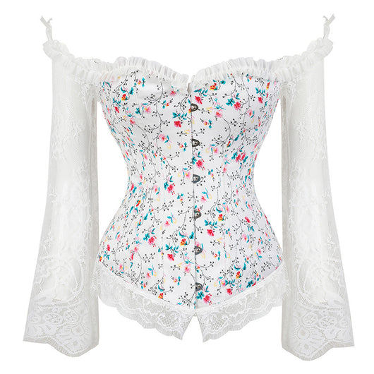 Corset Bustier Elegante con Mangas Largas - Estilo Steampunk y Gothic - Image 3