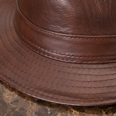 Sombrero Jazz de Cuero para Hombre y Mujer - Image 8