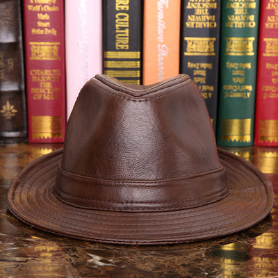 Sombrero Jazz de Cuero para Hombre y Mujer - Image 4