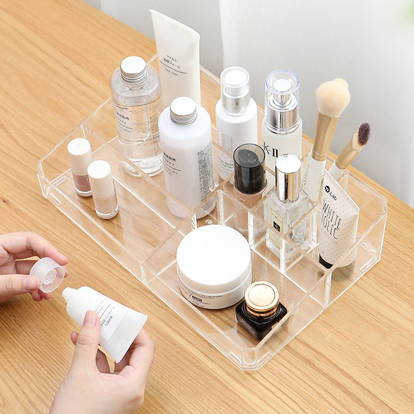 Organizador Transparente de Cosméticos con Compartimentos
