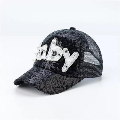 Gorra de Béisbol Unisex con Lentejuelas y Protección Solar - Image 7