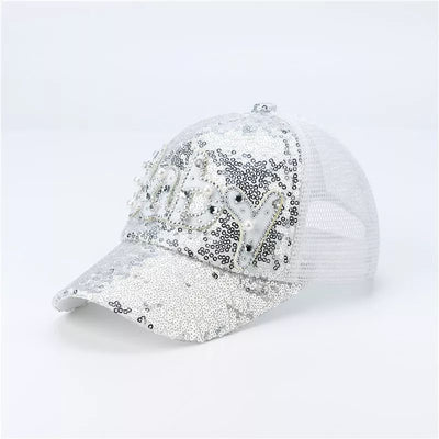 Gorra de Béisbol Unisex con Lentejuelas y Protección Solar - Image 8