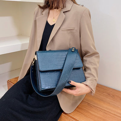 Bolso de Hombro Cuadrado Patrón Piedra - Image 11