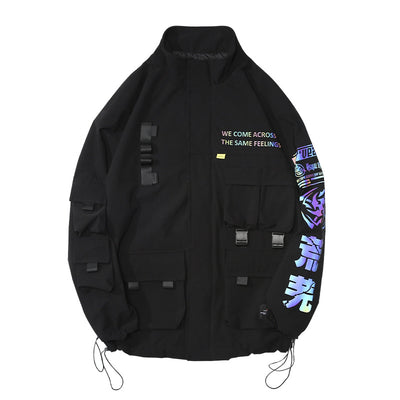 Chaqueta Funcional Reflectante Multi-bolsillos para Hombre - Image 10