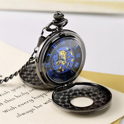 Reloj de Bolsillo Mecánico Retro - Regalo Elegante Unisex - Image 12
