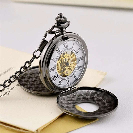 Reloj de Bolsillo Mecánico Retro - Regalo Elegante Unisex