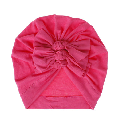 Gorro de Bebé Recién Nacido con Moño Anudado - Image 12