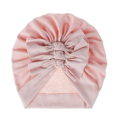 Gorro de Bebé Recién Nacido con Moño Anudado - Image 11