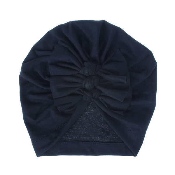 Gorro de Bebé Recién Nacido con Moño Anudado - Image 6