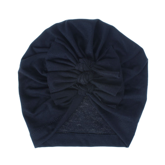 Gorro de Bebé Recién Nacido con Moño Anudado - Image 6