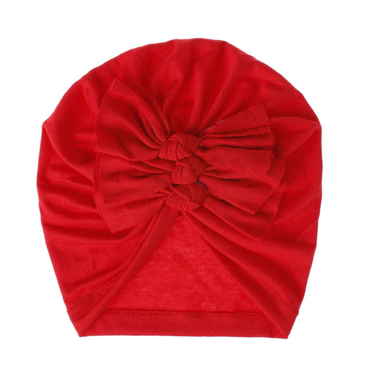 Gorro de Bebé Recién Nacido con Moño Anudado - Image 3