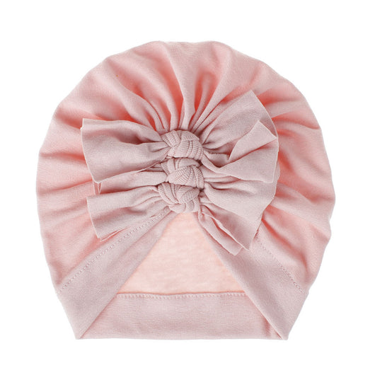 Gorro de Bebé Recién Nacido con Moño Anudado - Image 5