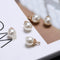 Diadema Coreana con Colgante de Perla Brillante y Aretes Coordinados